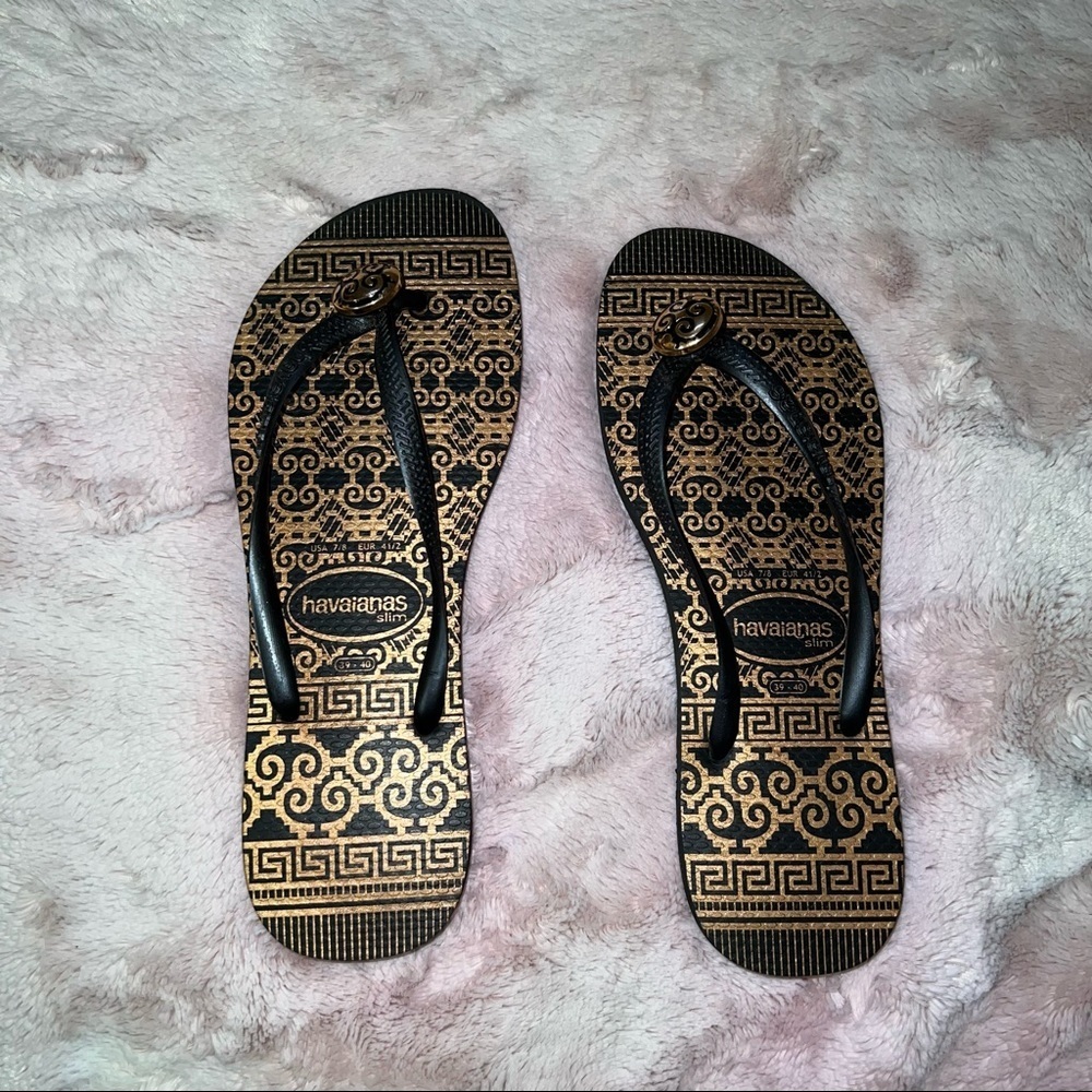 havaianas slim flip flops - BRAND NEW 🤎 39-40
